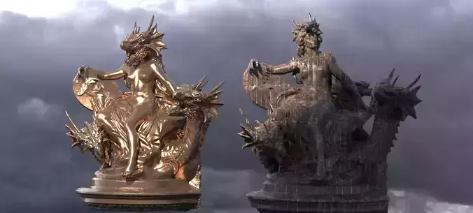Dark Angel Throne 2 designs  3D model