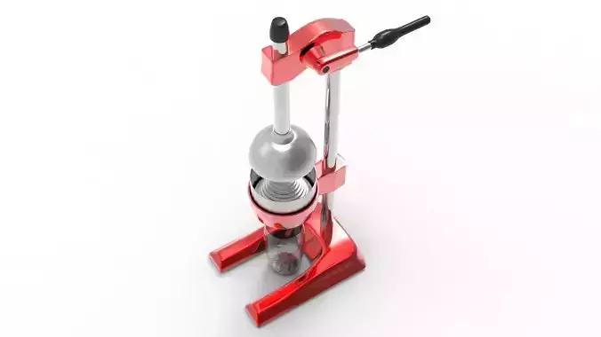 CITRUS JUICER-RED 3D model