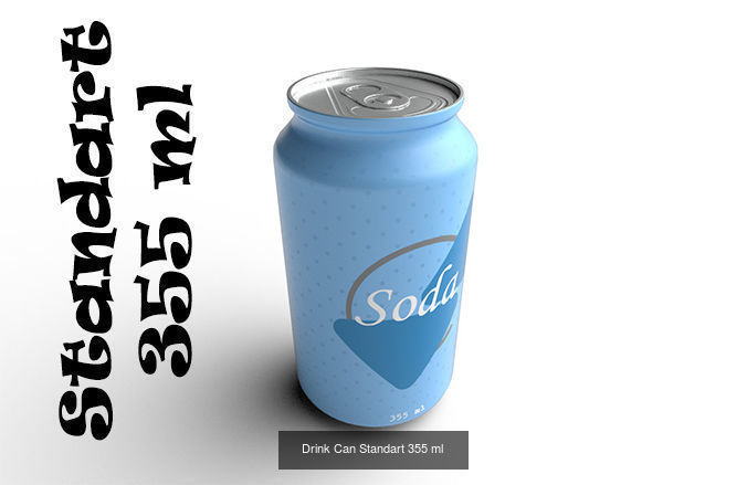 Drink Can Collection 01 - 14 Models _13