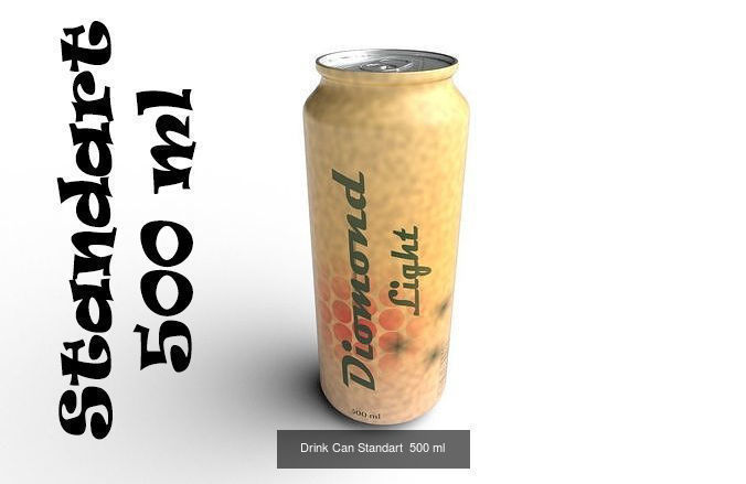 Drink Can Collection 01 - 14 Models _9