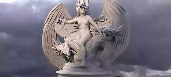 Dark Angel Throne Queen