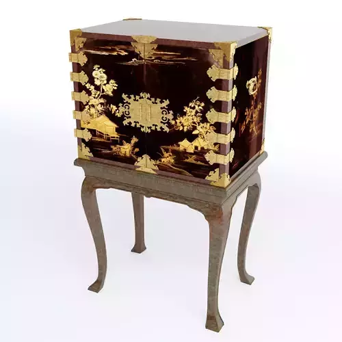Ornate Japanese Cabinet