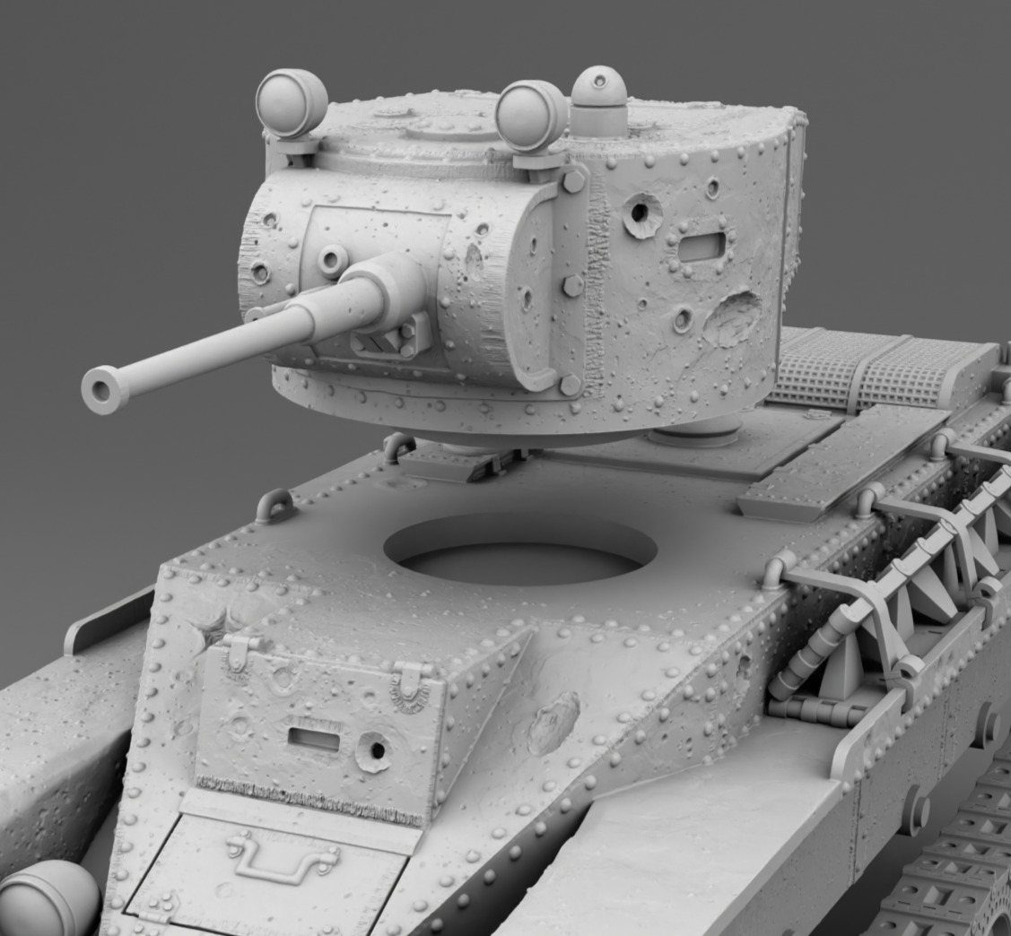 USSR tank BT-5 3D print model_14