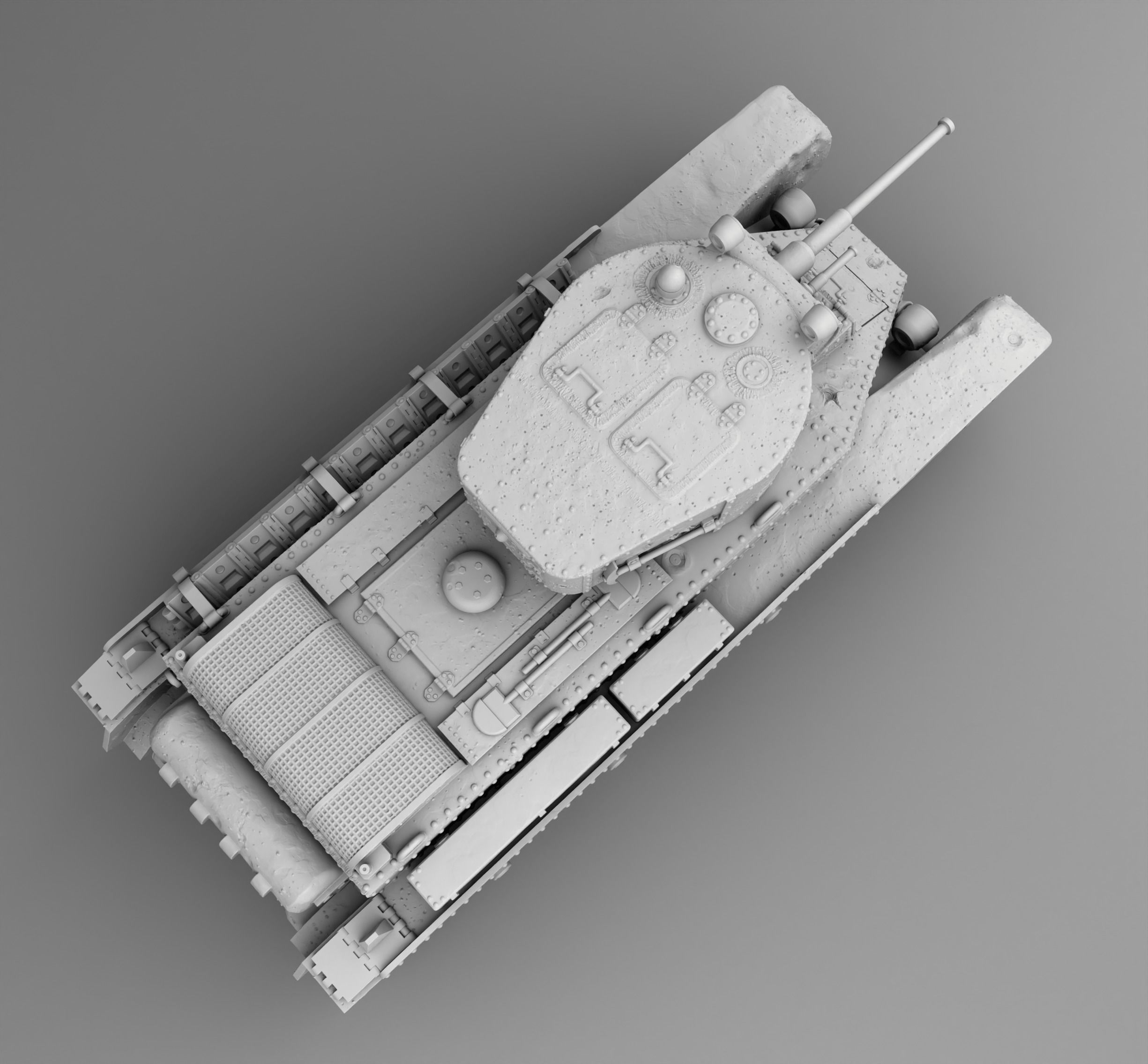 USSR tank BT-5 3D print model_2