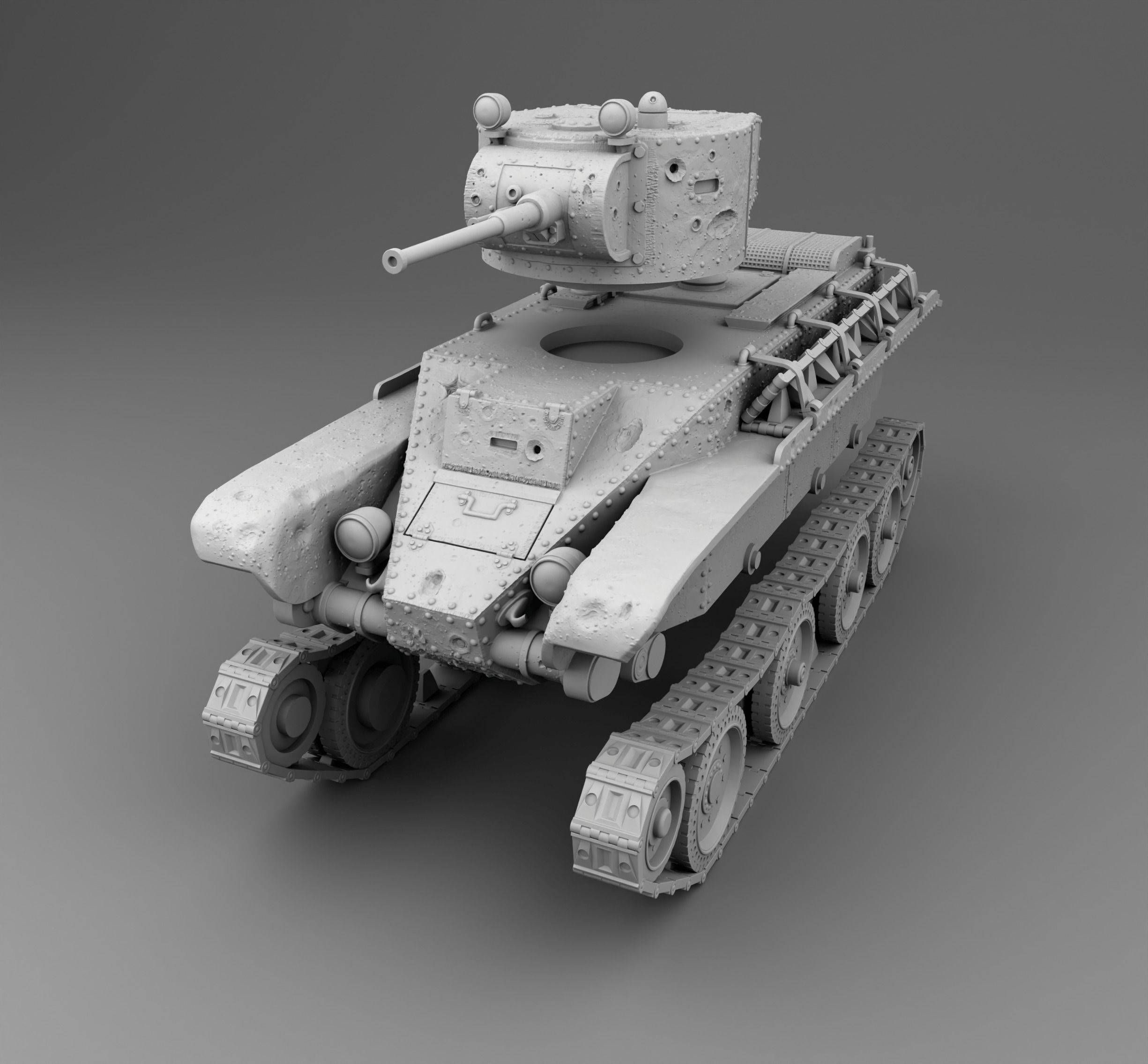 USSR tank BT-5 3D print model_3