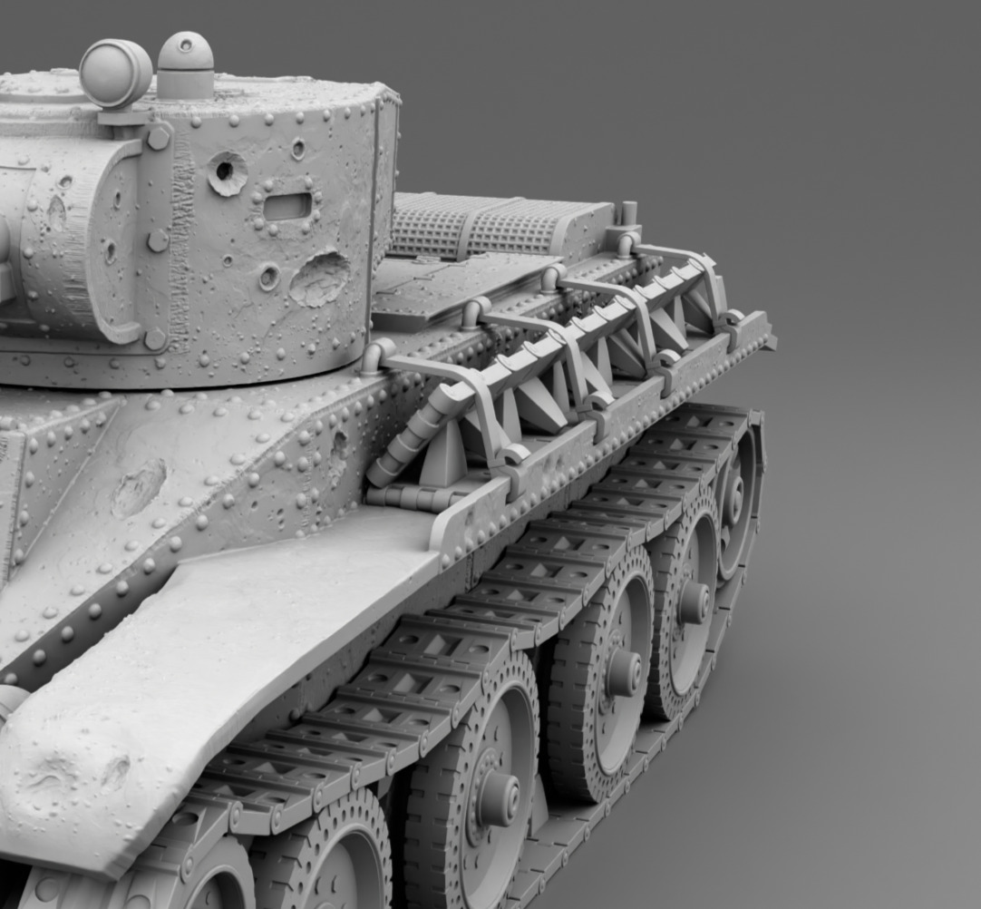 USSR tank BT-5 3D print model_5