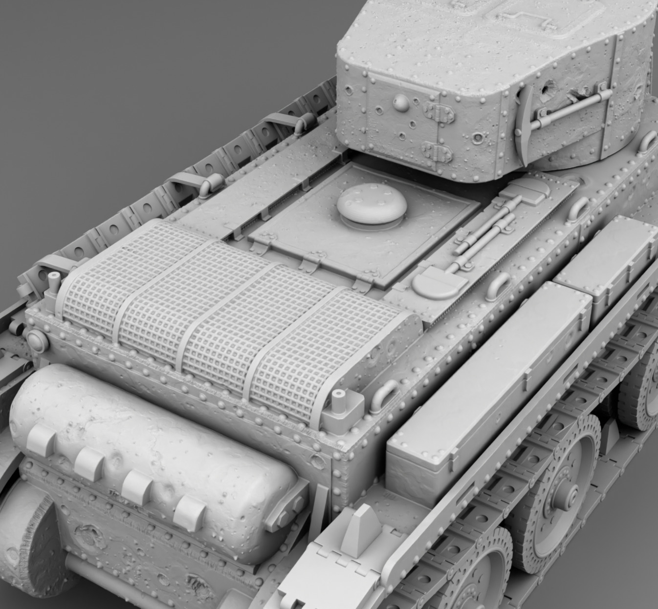 USSR tank BT-5 3D print model_10