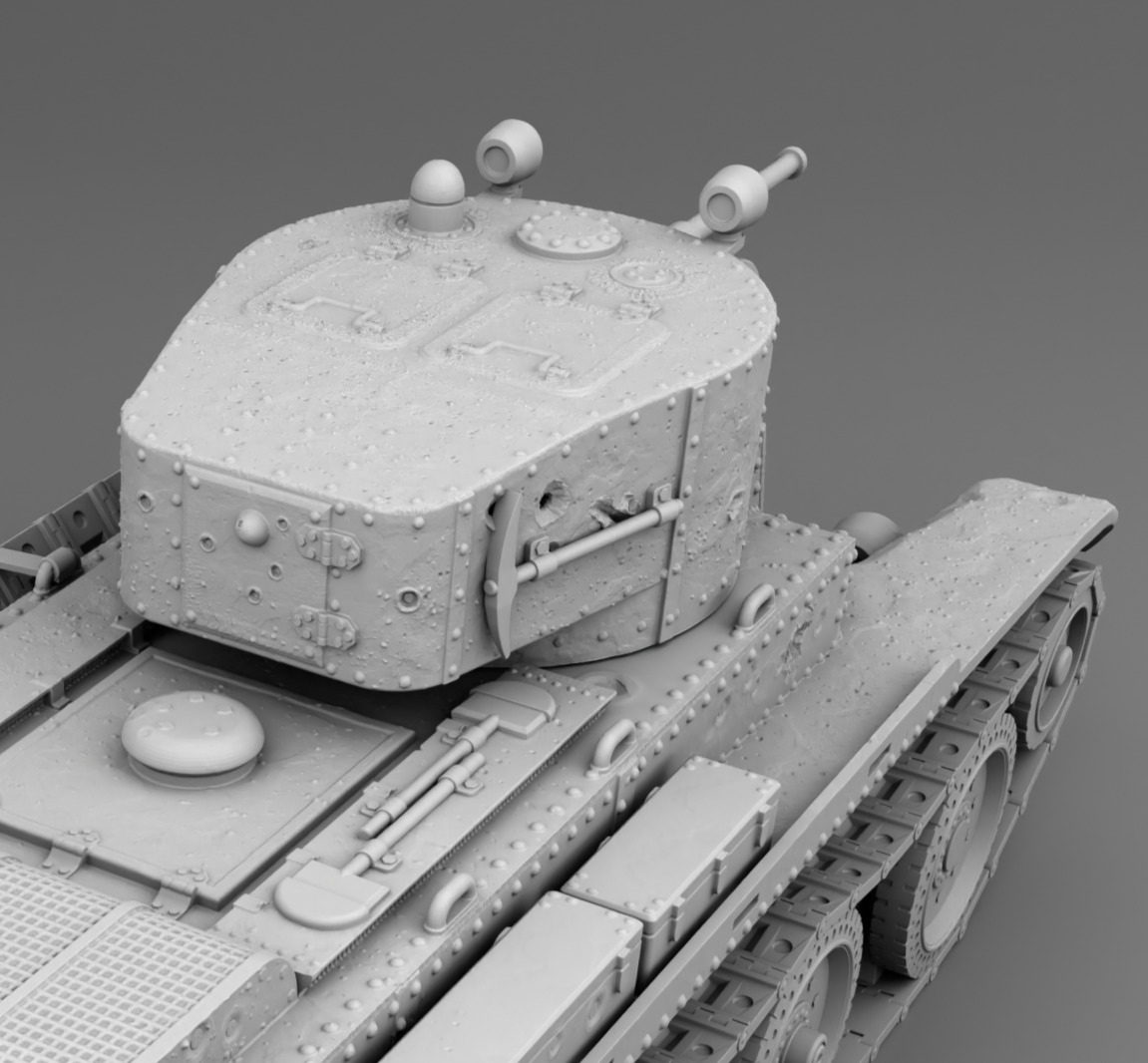 USSR tank BT-5 3D print model_9
