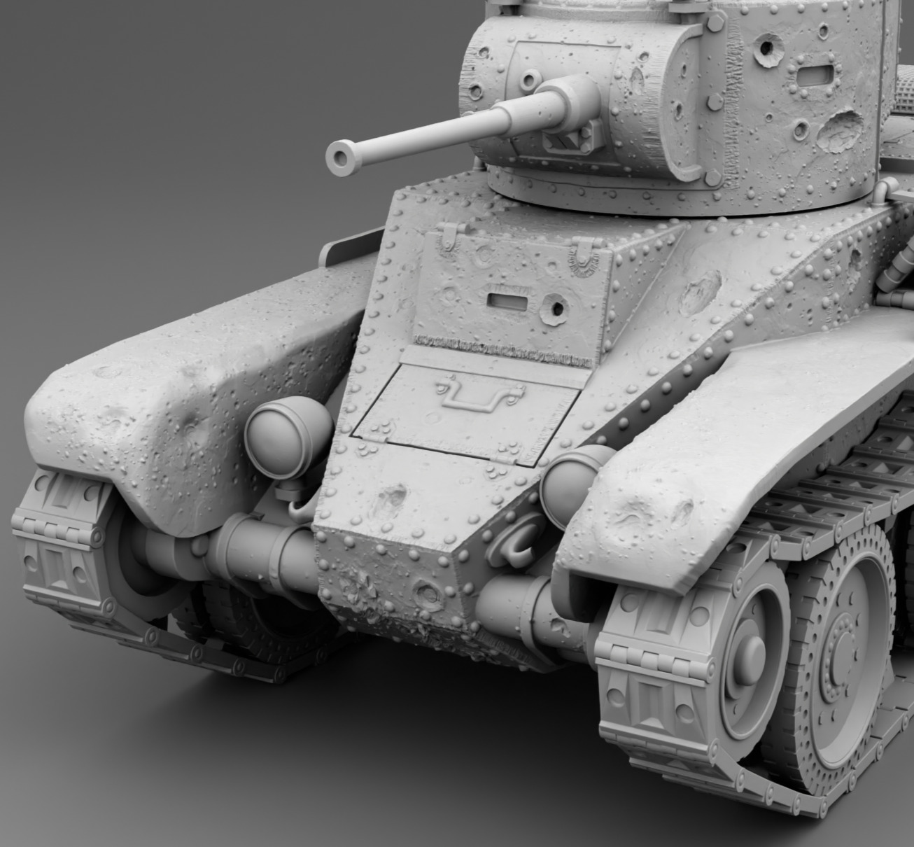 USSR tank BT-5 3D print model_7