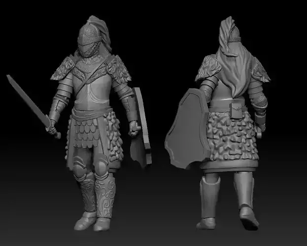 ELDEN RING RAGING WOLF BOARDGAME 3D print model