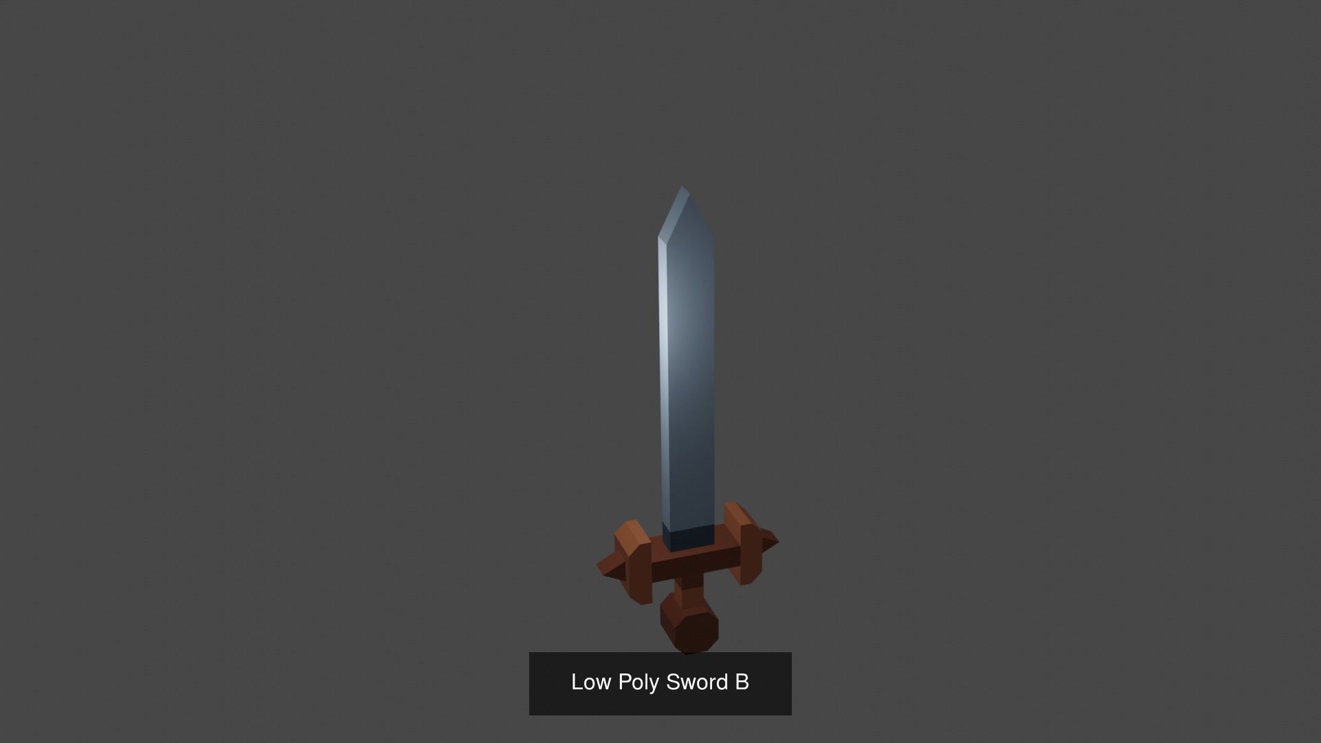 Low poly collection sword _1