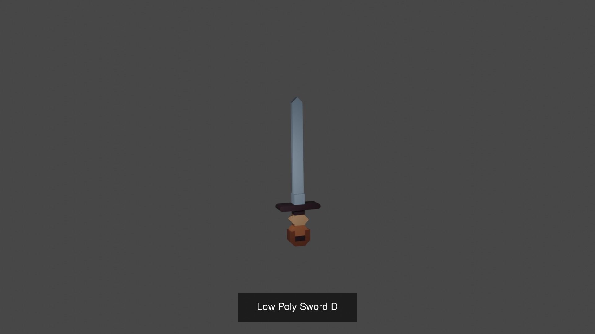 Low poly collection sword _4