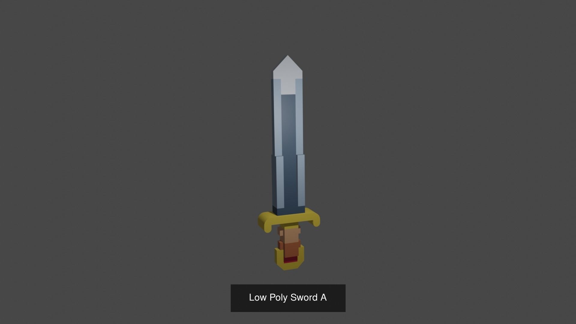 Low poly collection sword _3