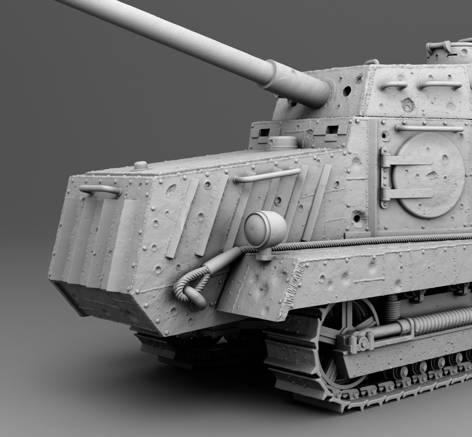 USSR tank Htz-16 3D print model_6