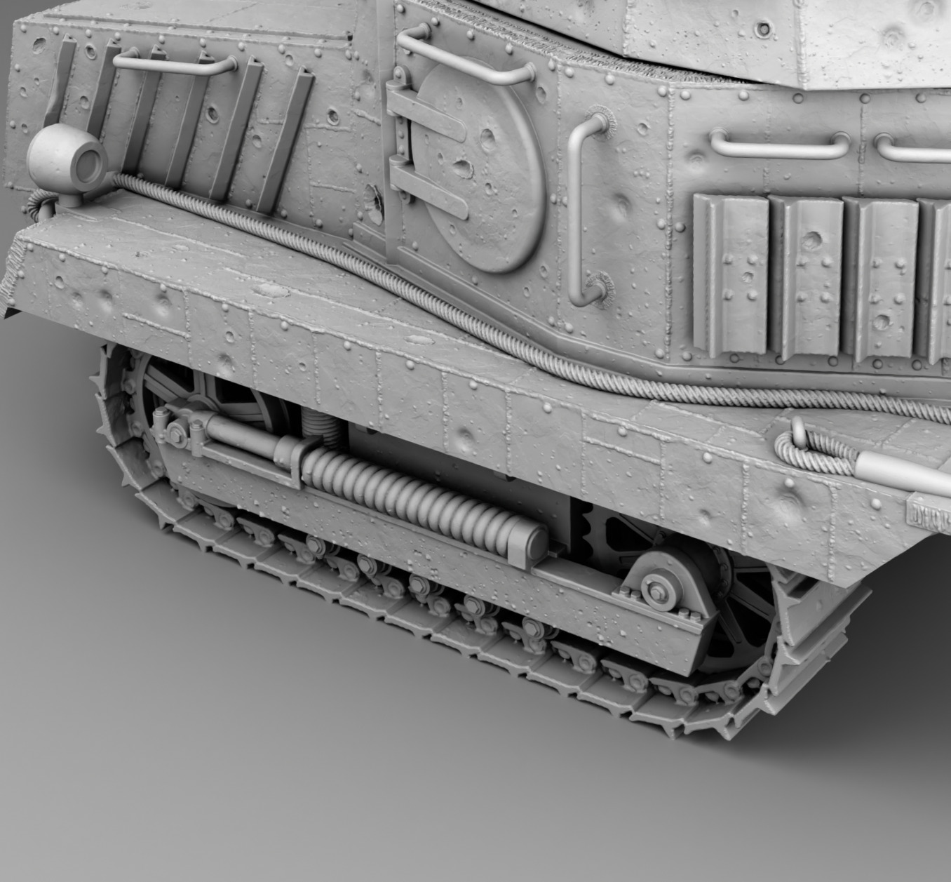 USSR tank Htz-16 3D print model_9