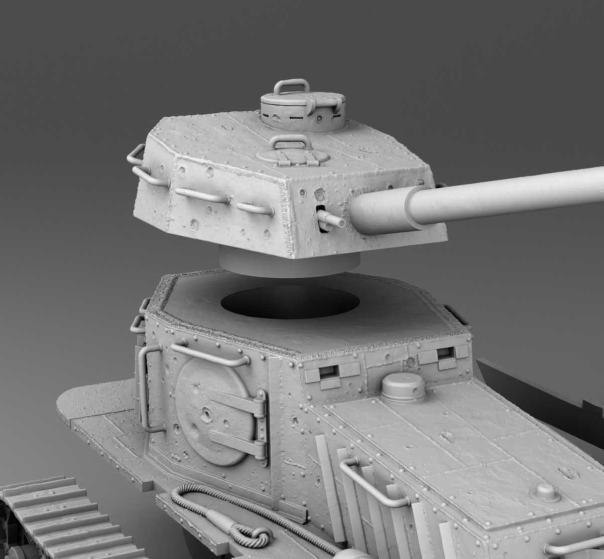 USSR tank Htz-16 3D print model_13