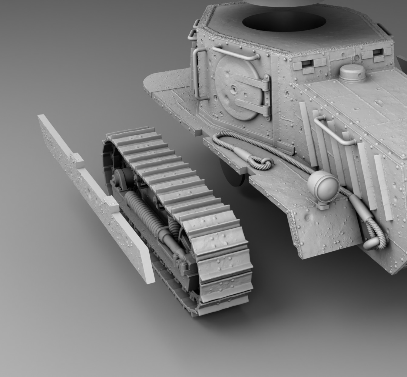 USSR tank Htz-16 3D print model_15