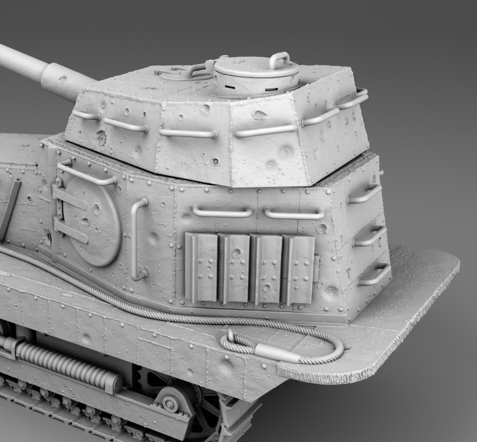 USSR tank Htz-16 3D print model_8