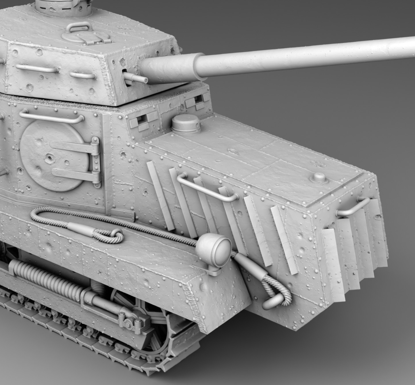 USSR tank Htz-16 3D print model_11
