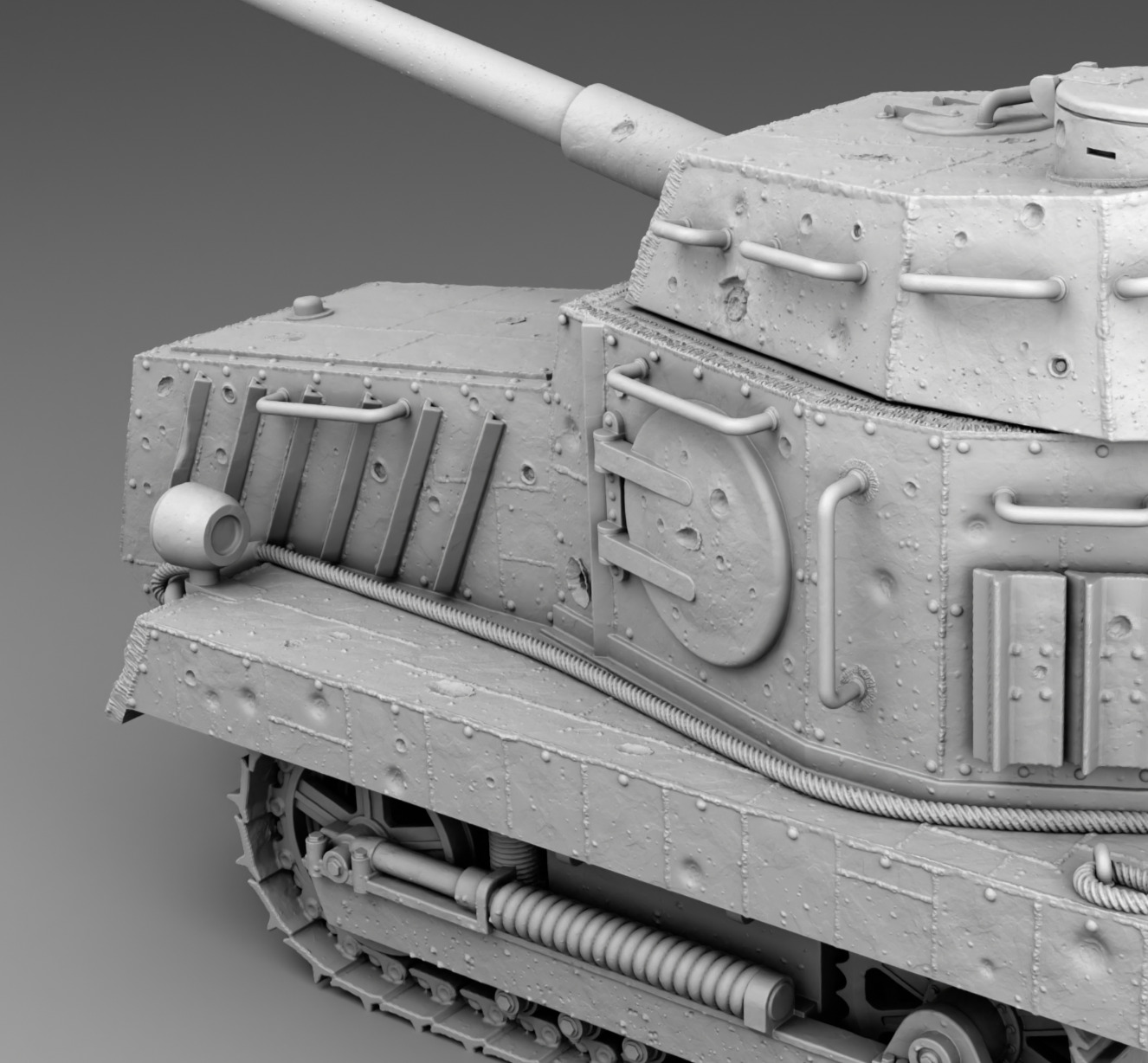 USSR tank Htz-16 3D print model_7