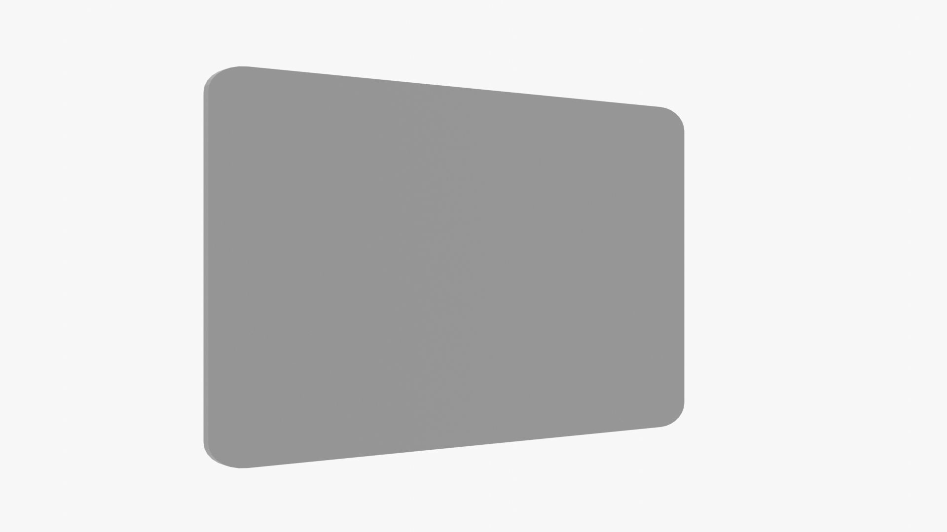 Debit Card Low-poly 3D model_11