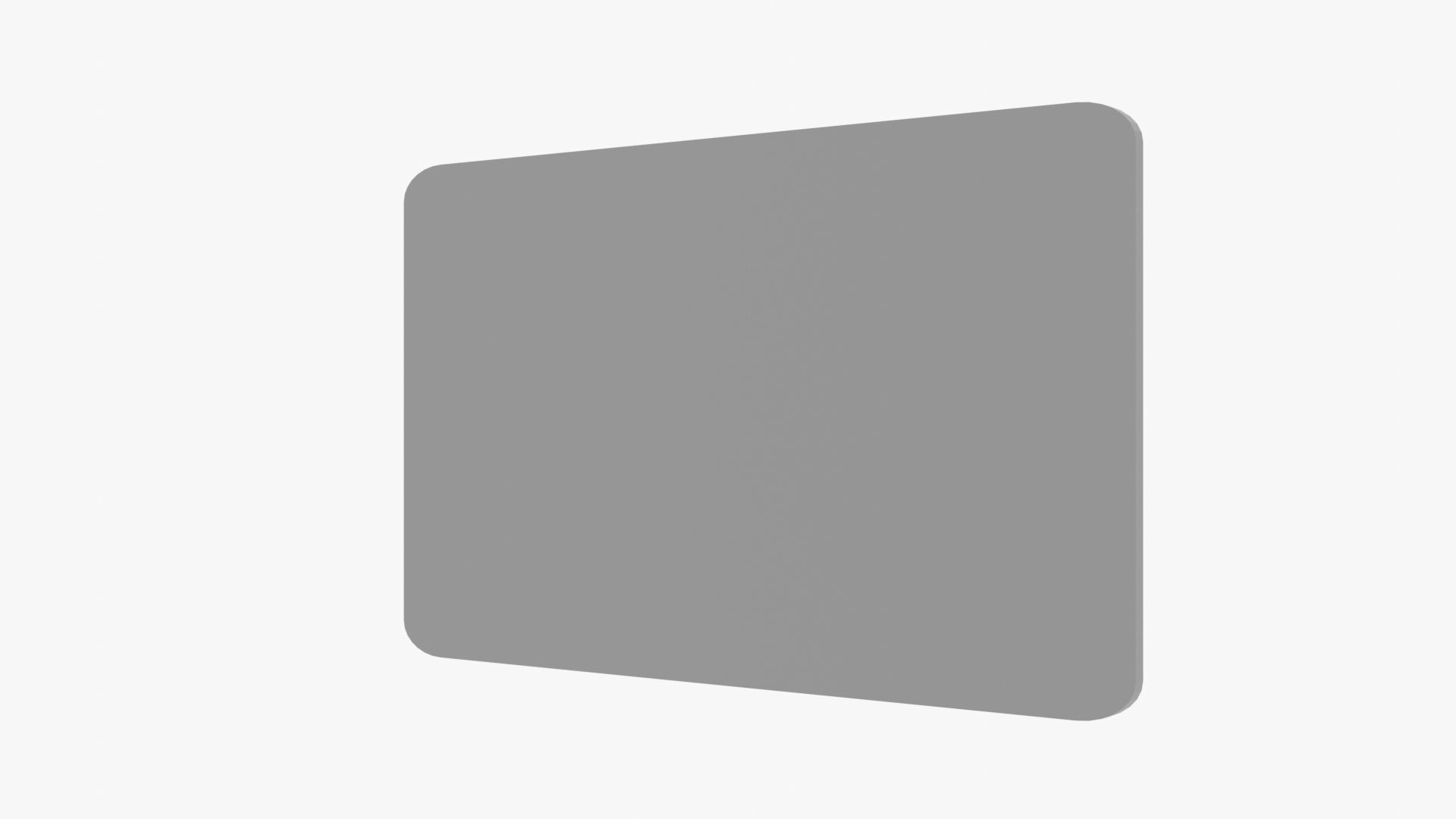 Debit Card Low-poly 3D model_7