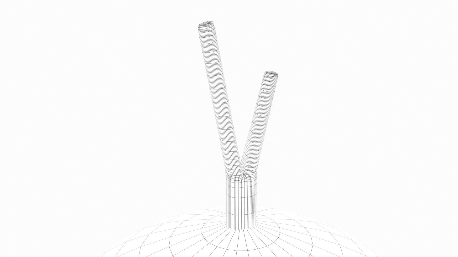 hay stack Low-poly 3D model_6