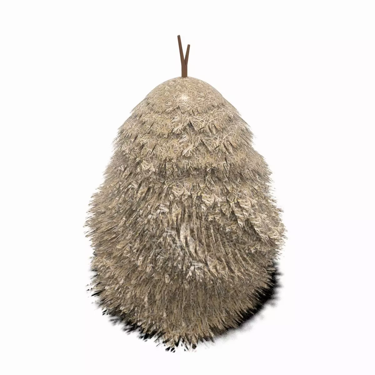 hay stack Low-poly 3D model_0