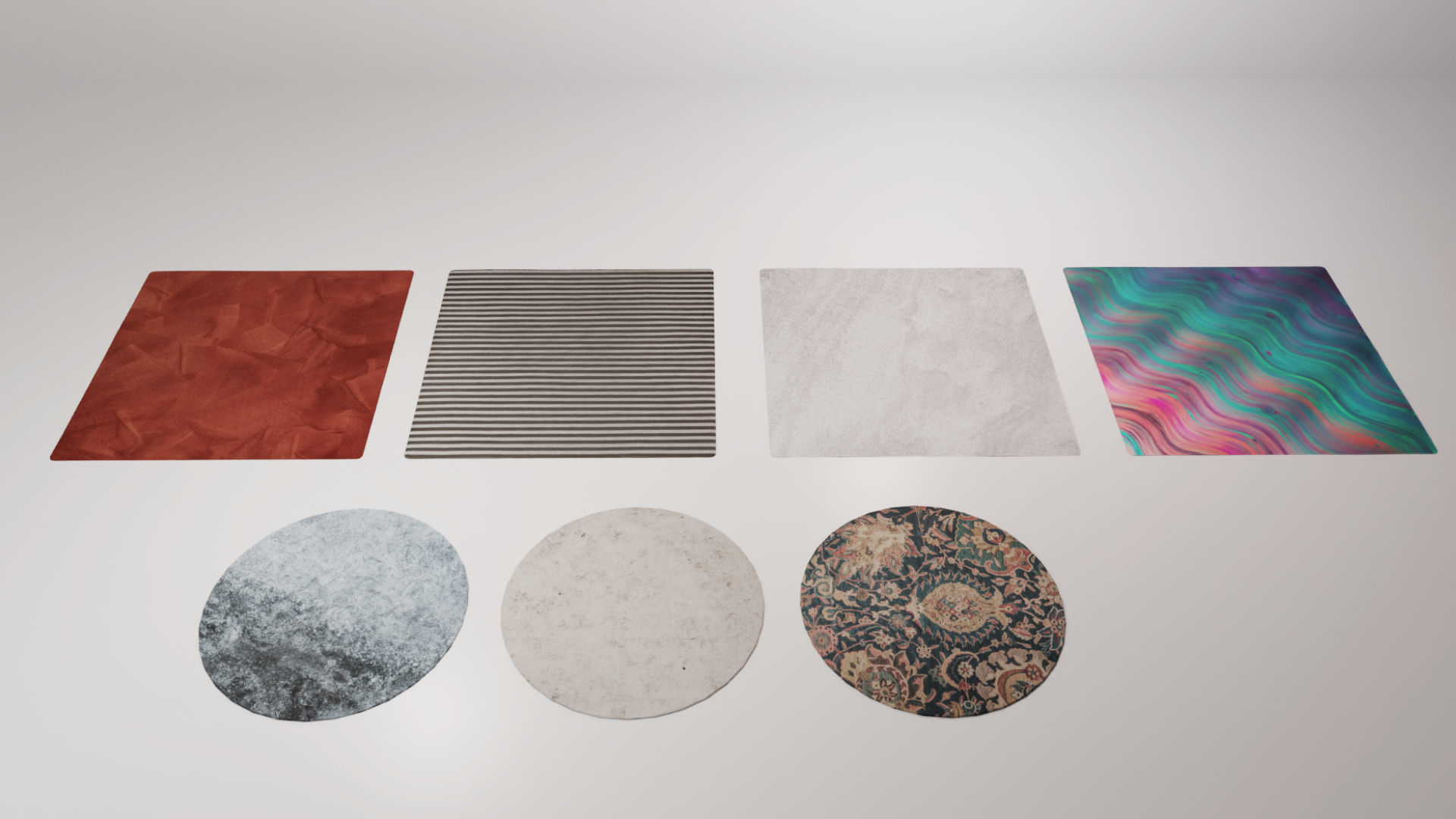Shapespark low poly rugs kit - Free low-poly 3D model_3