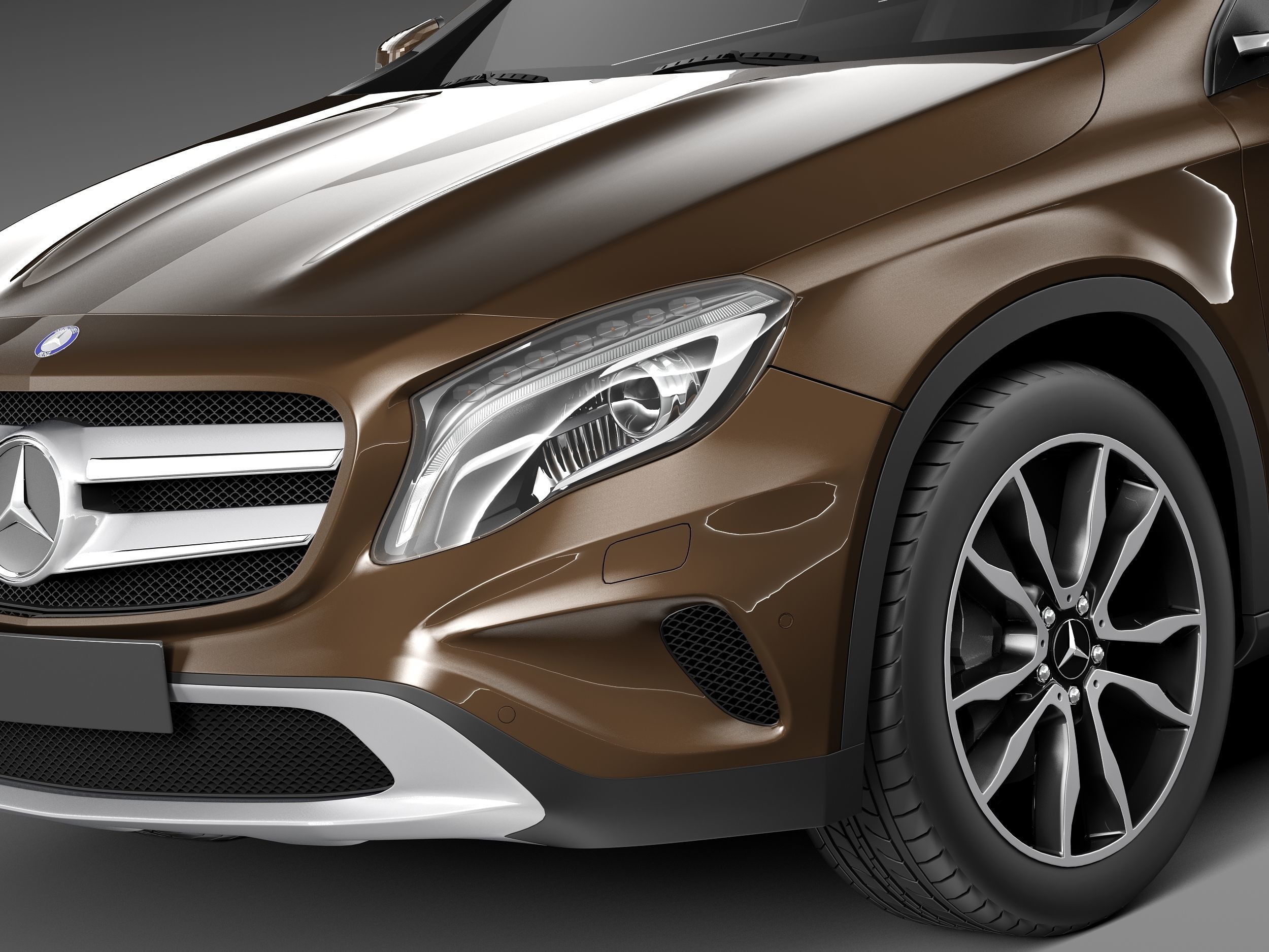 Mercedes-Benz GLA 2014 3D model_2