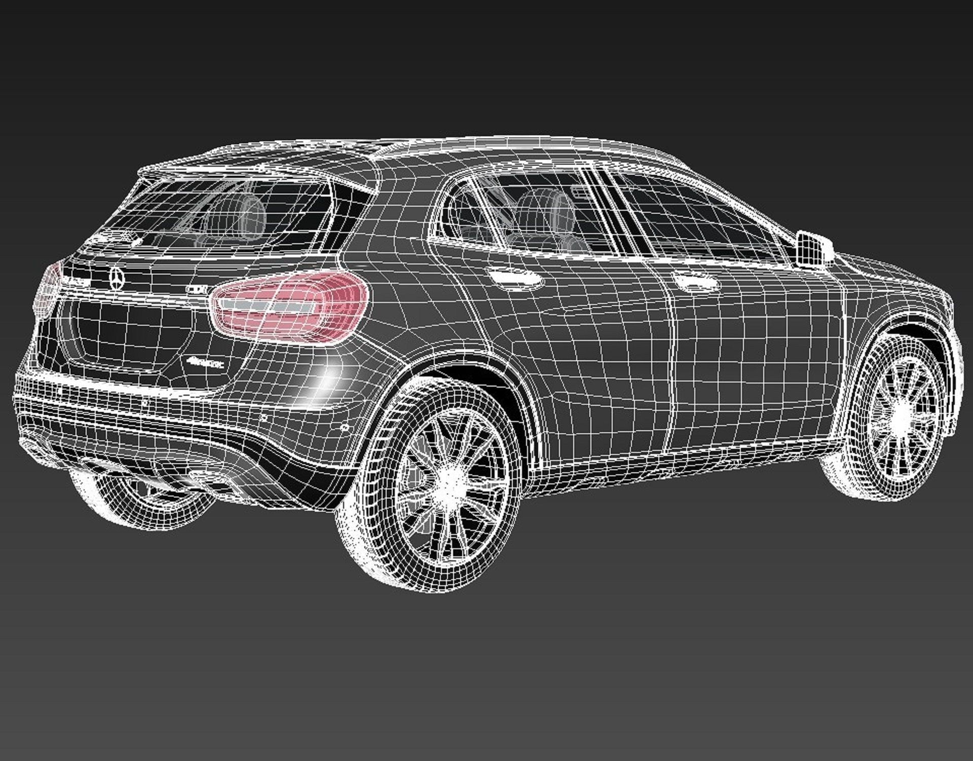 Mercedes-Benz GLA 2014 3D model_17