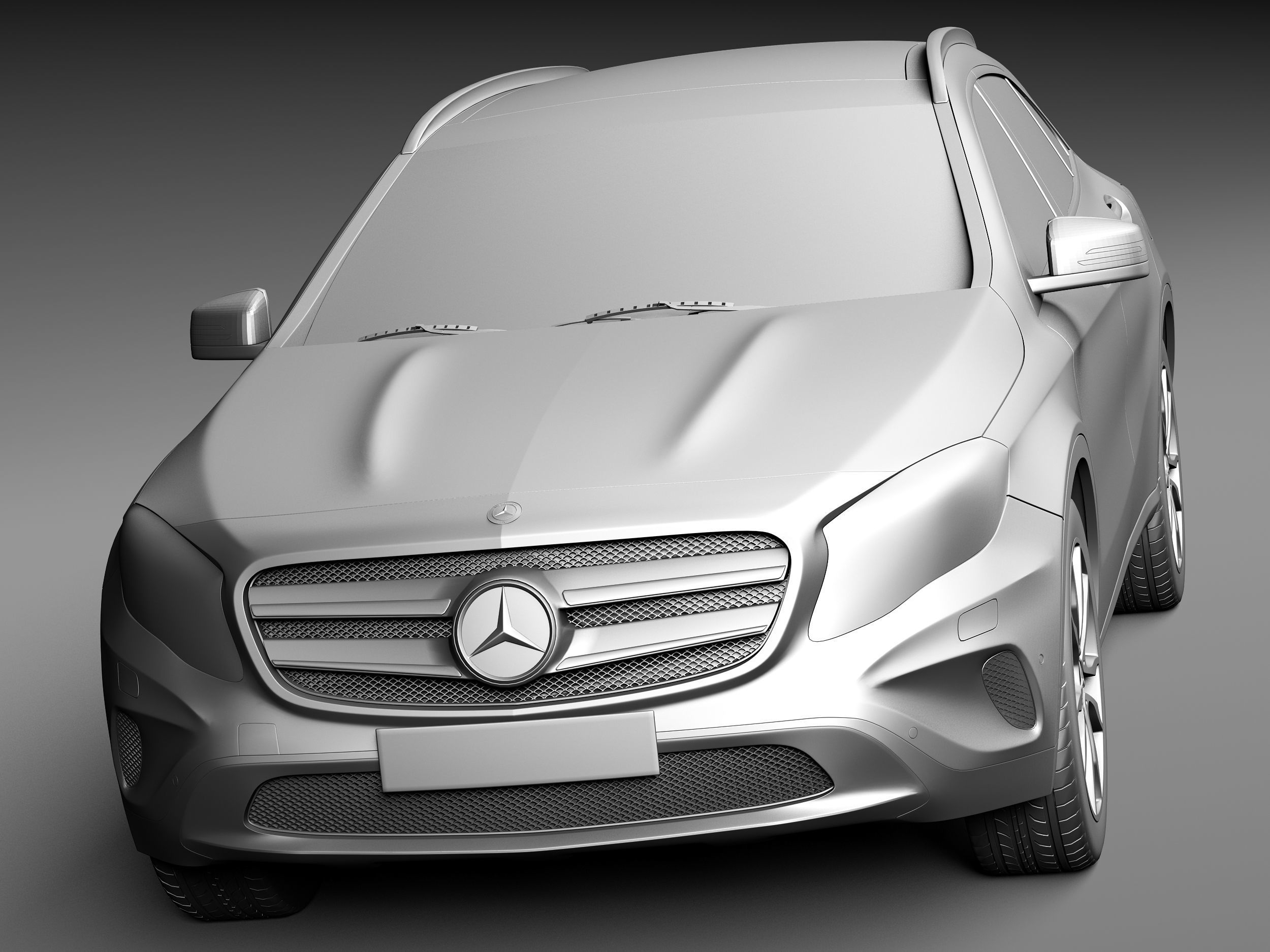 Mercedes-Benz GLA 2014 3D model_9