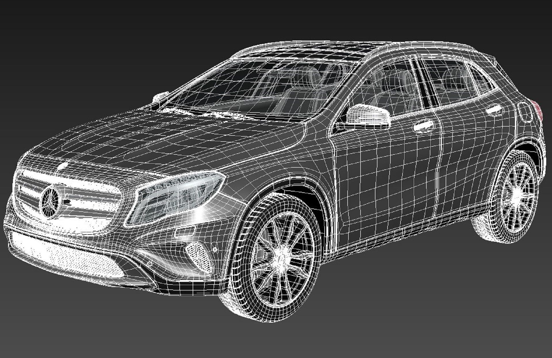 Mercedes-Benz GLA 2014 3D model_16