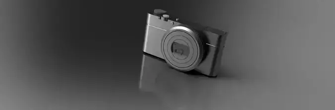 Compact mirrorless cameras 3D model