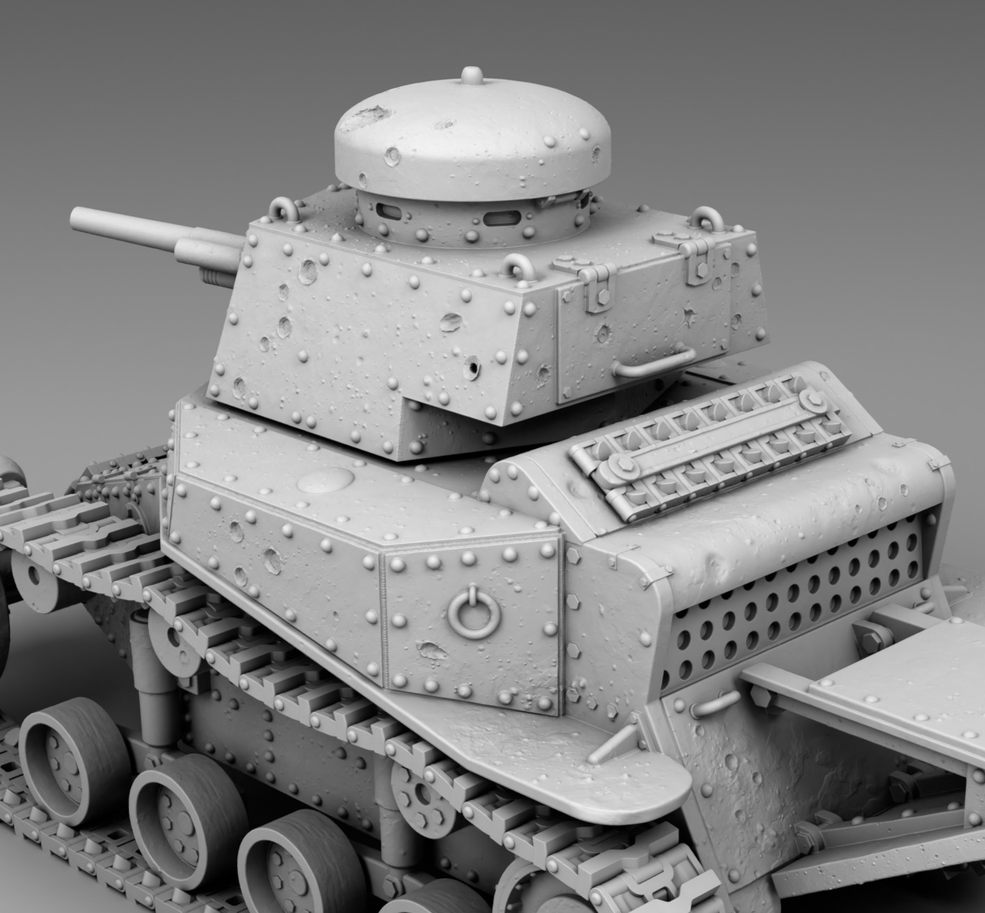 USSR tank T-18 3D print model_12