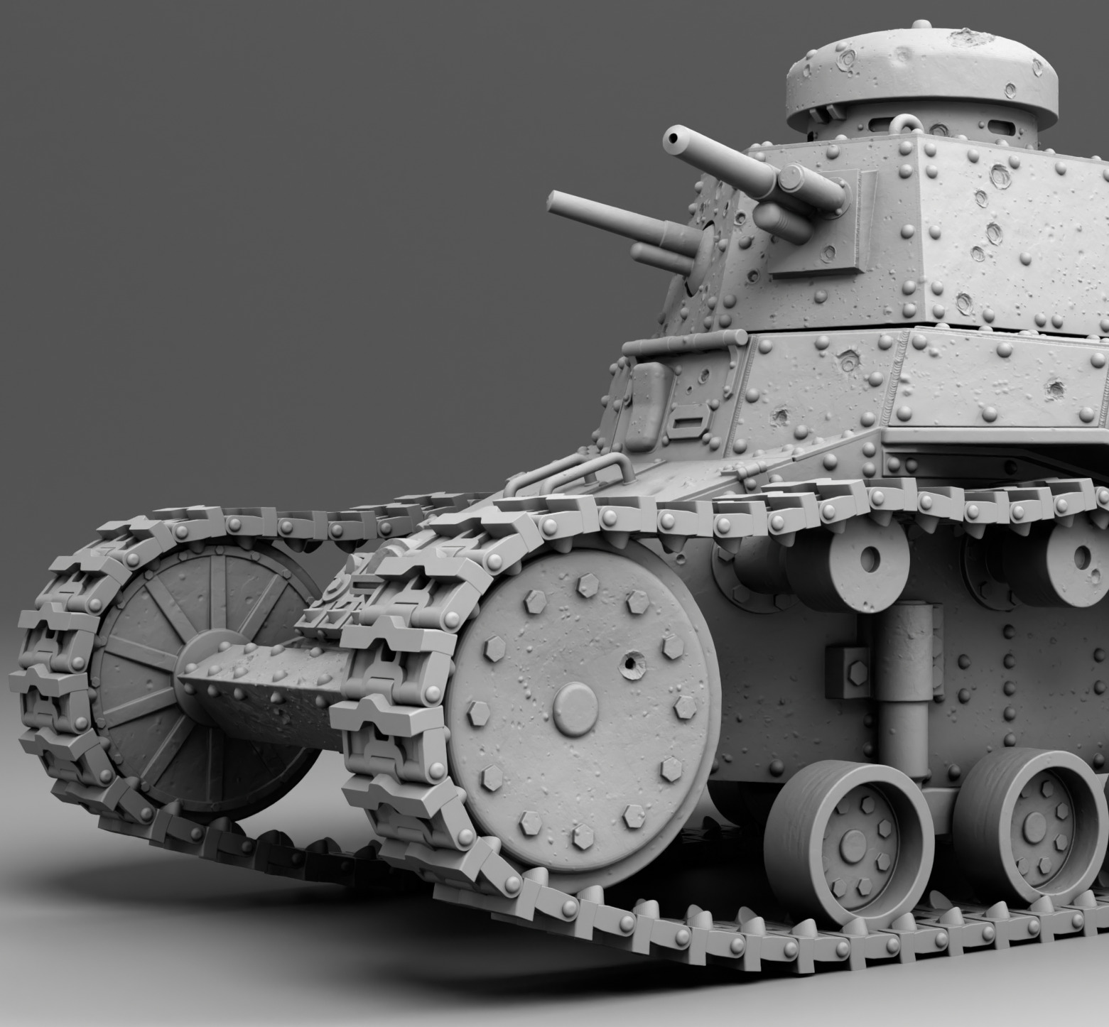 USSR tank T-18 3D print model_10