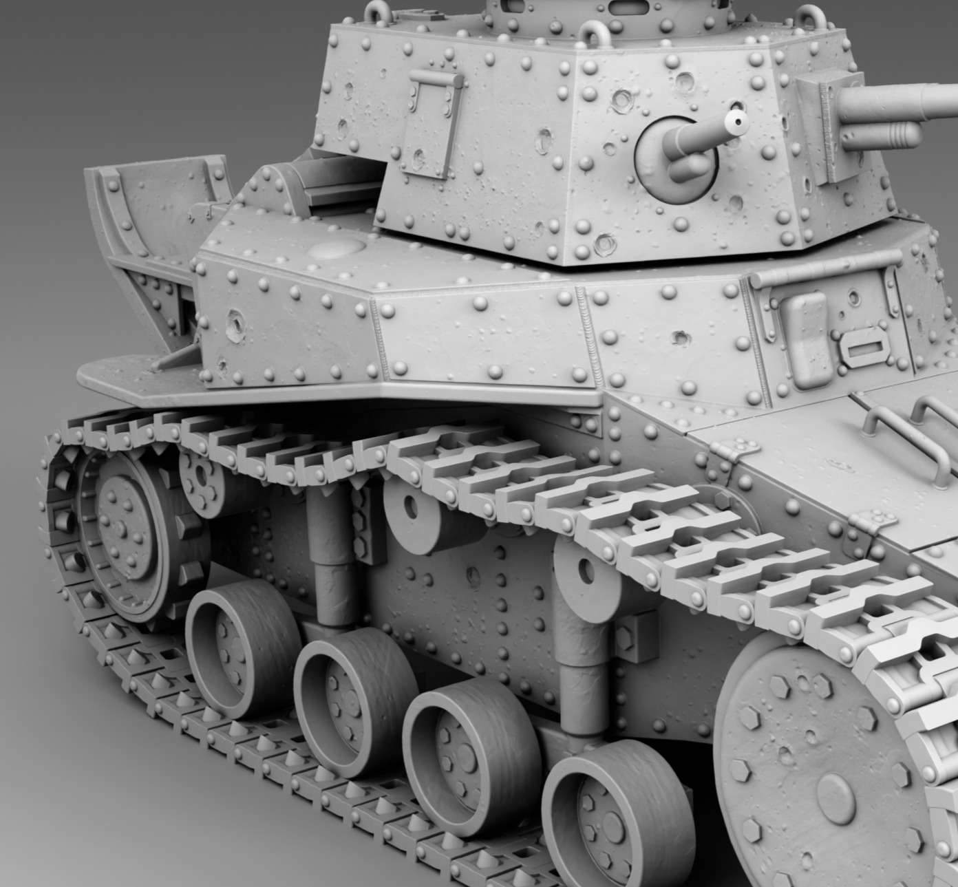 USSR tank T-18 3D print model_6