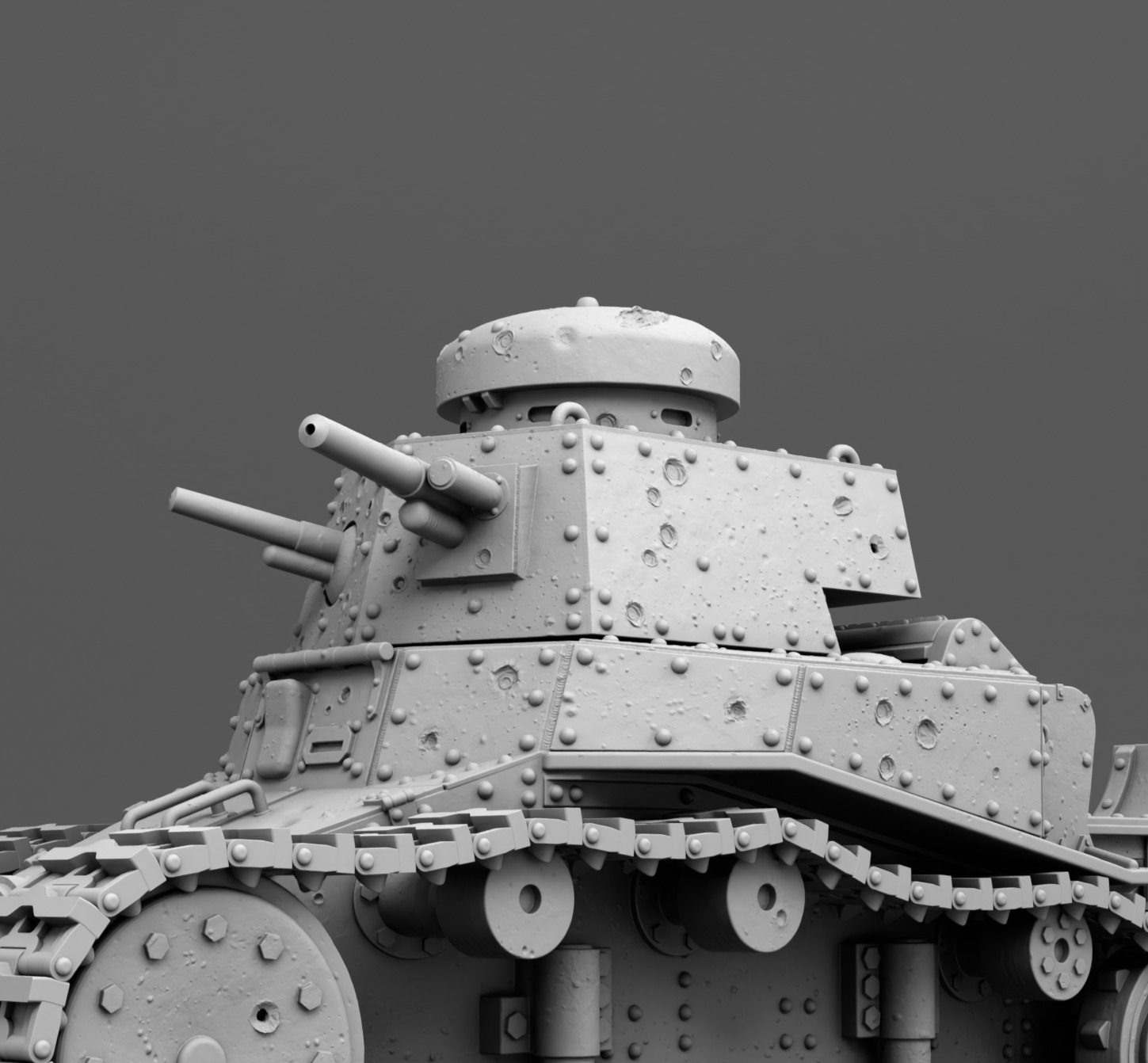 USSR tank T-18 3D print model_8