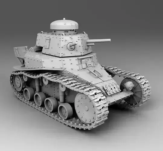 USSR tank T-18 3D print model