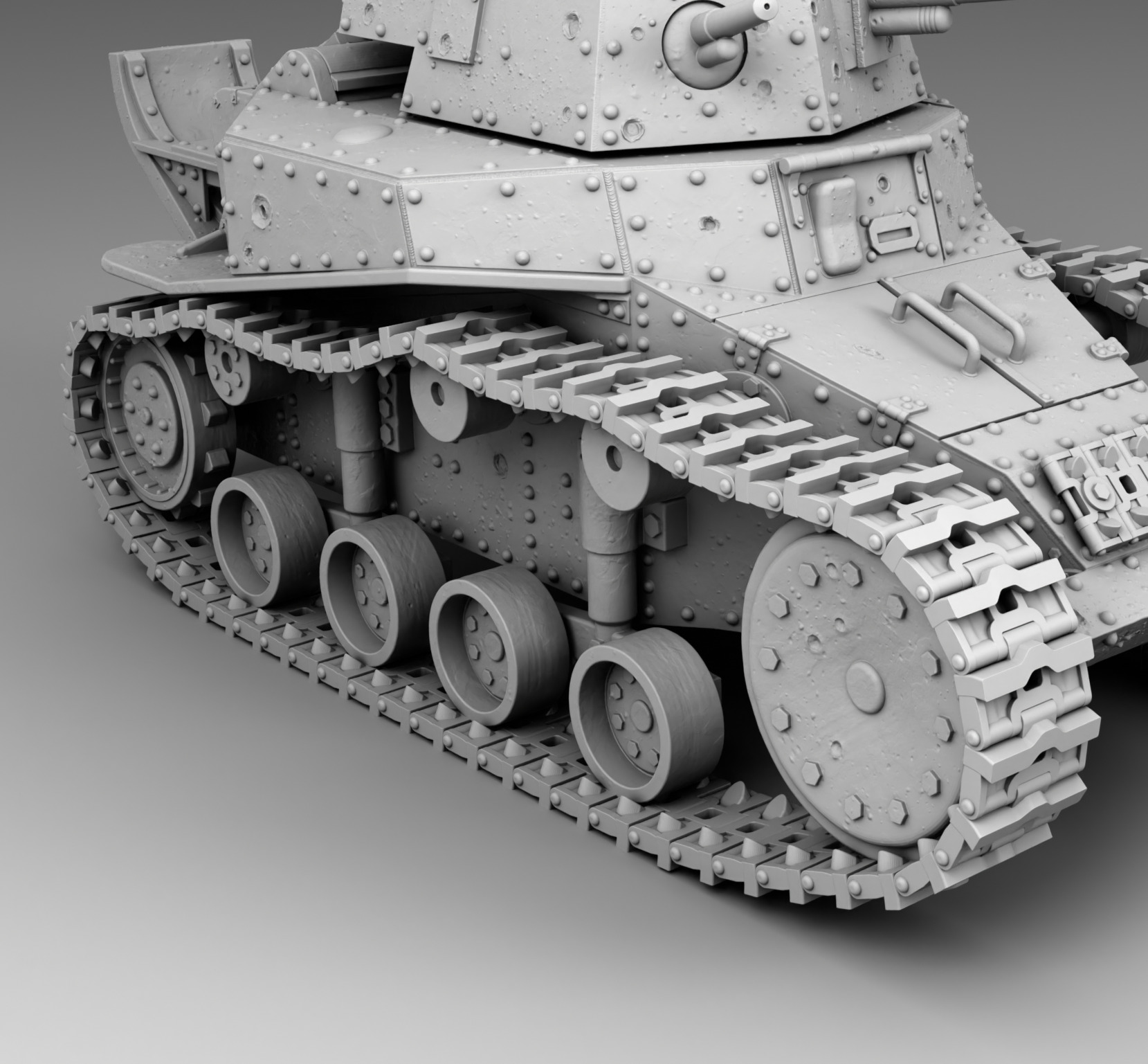 USSR tank T-18 3D print model_7