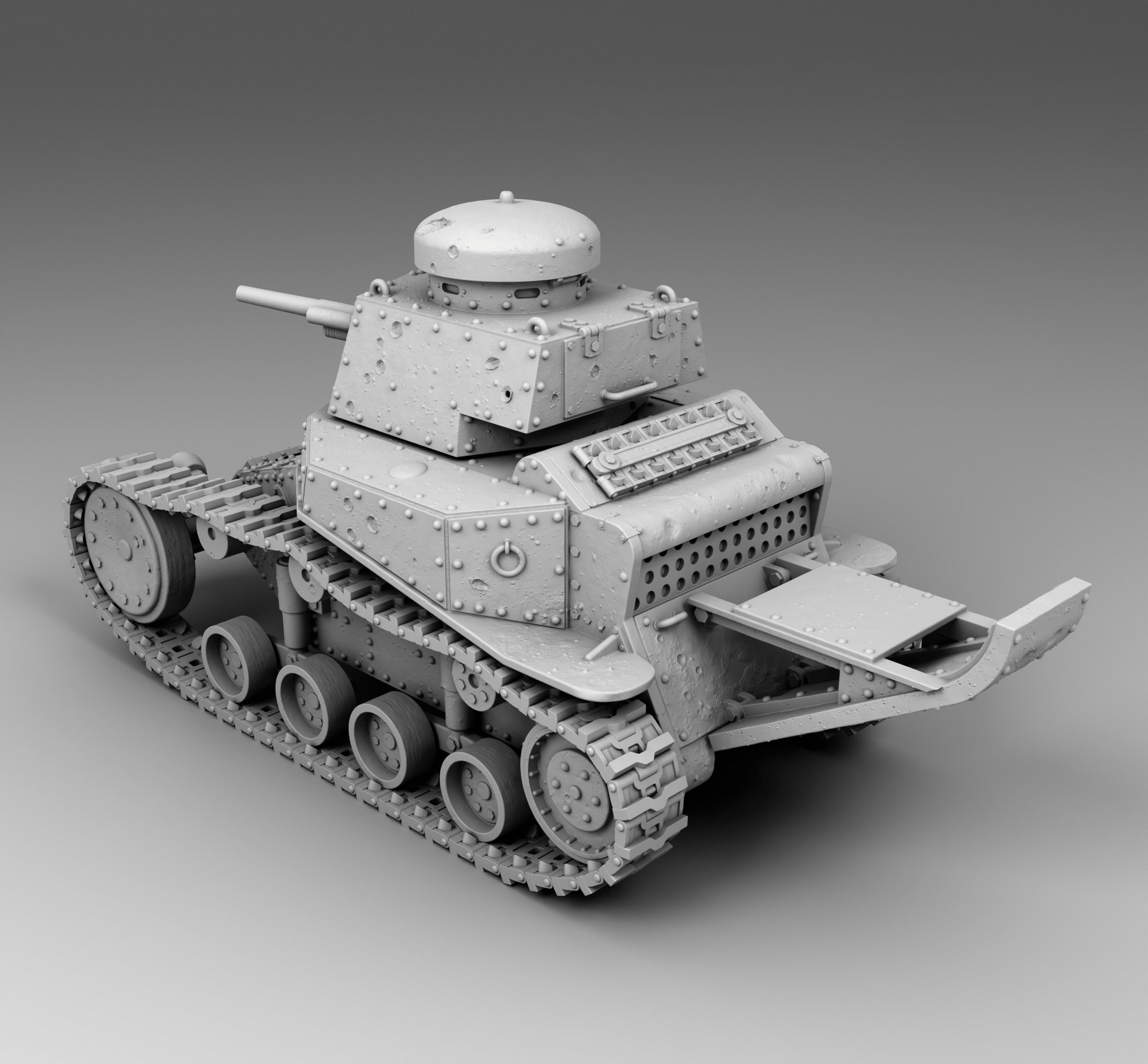 USSR tank T-18 3D print model_2