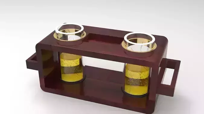3d Tray beer holder