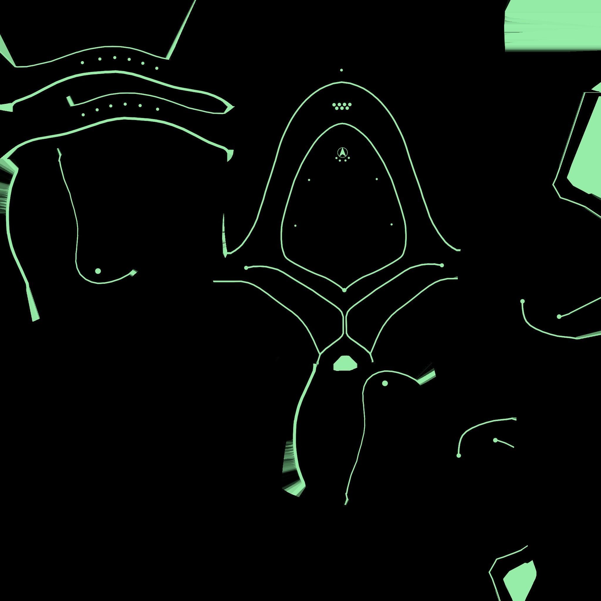 SciFi Backpack H01 Dark Metal - Fashion Character Design Low-poly 3D model_20