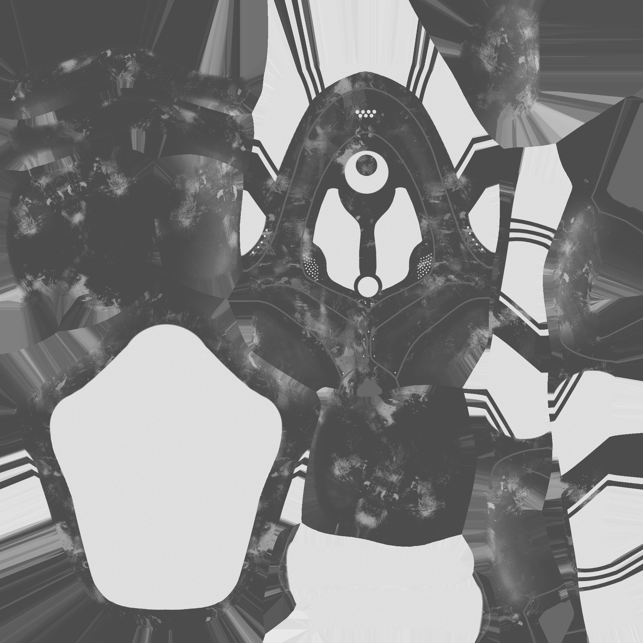 SciFi Backpack H02 Yellow - Fashion Character Design Low-poly 3D model_24