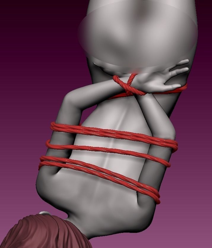 SHIBARI GIRL 5 3D print model_5