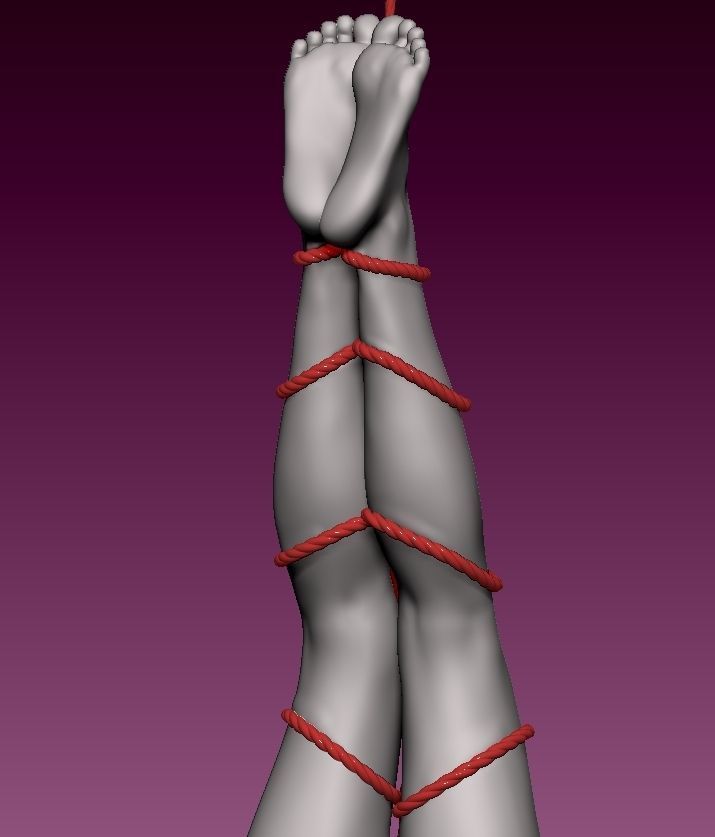 SHIBARI GIRL 5 3D print model_7