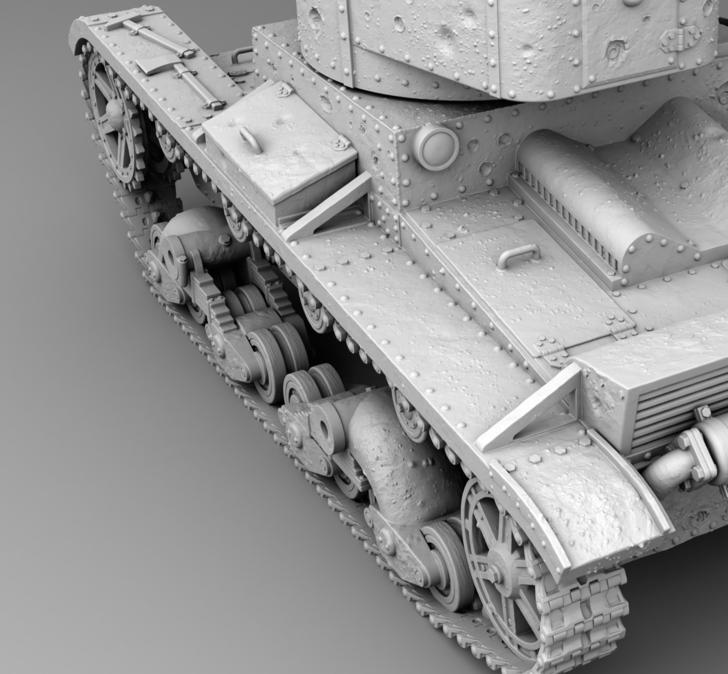 USSR tank T-26 3D print model_14