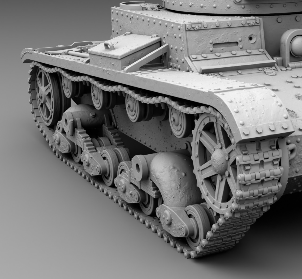 USSR tank T-26 3D print model_7