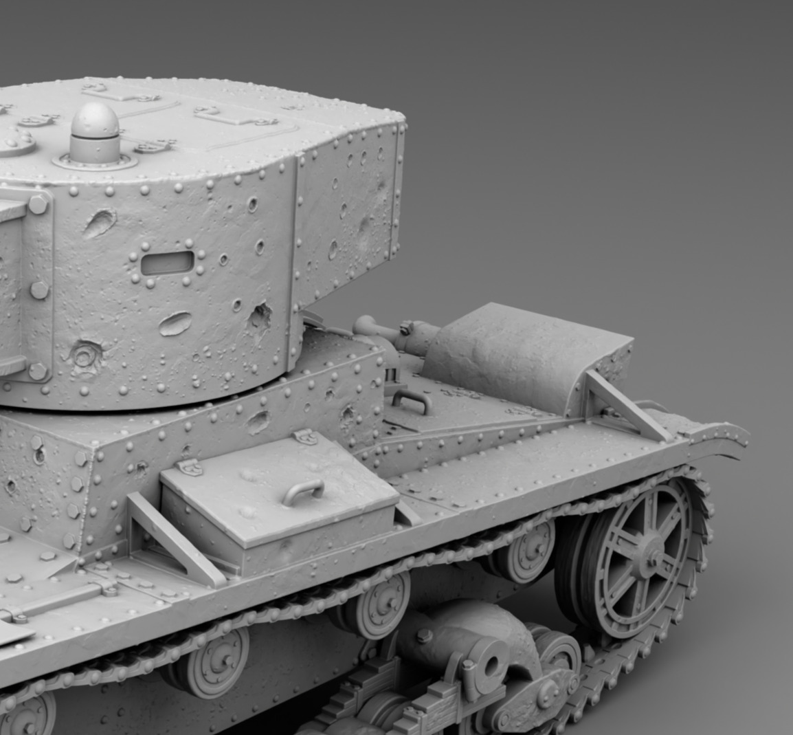 USSR tank T-26 3D print model_10