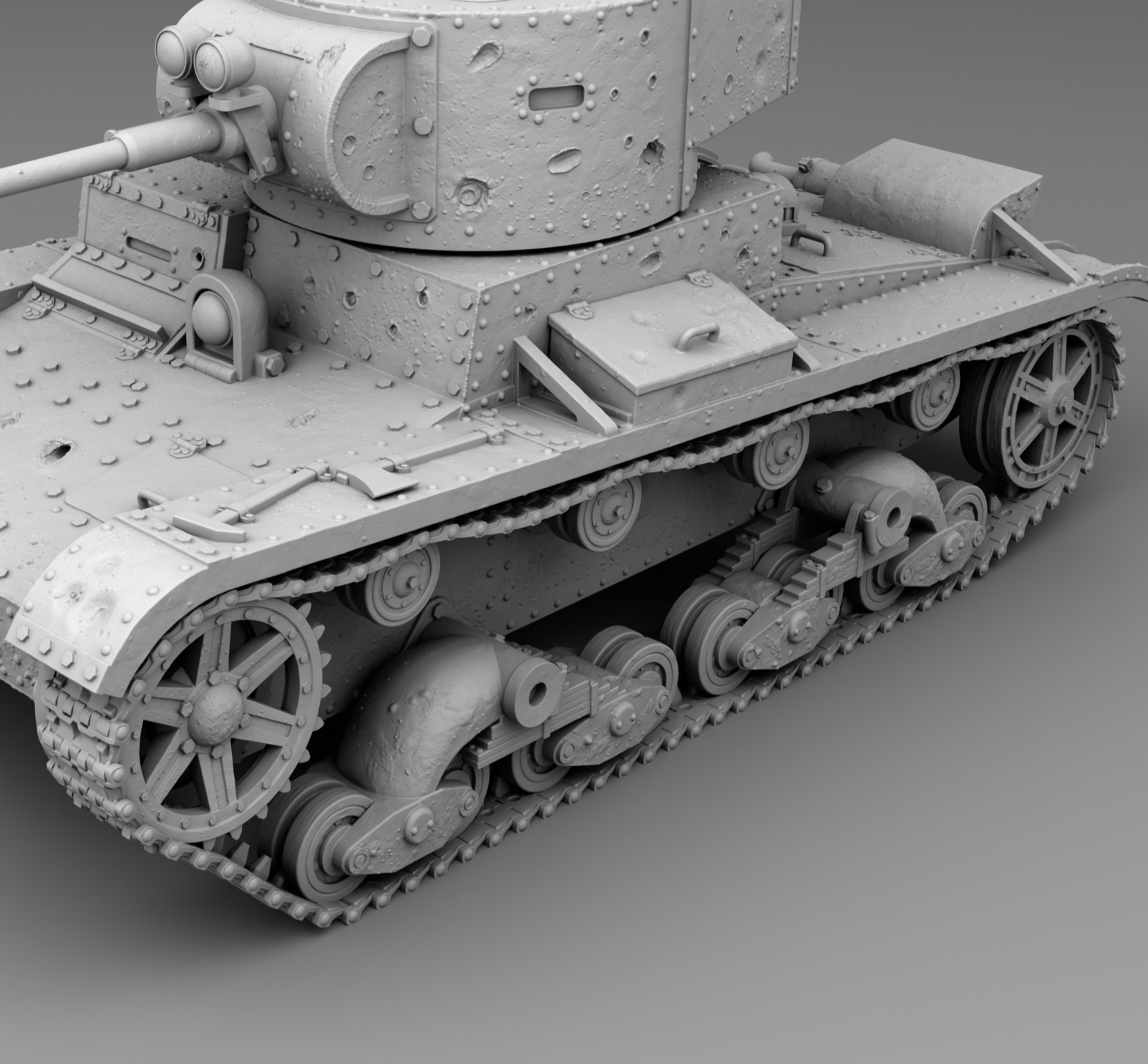 USSR tank T-26 3D print model_11